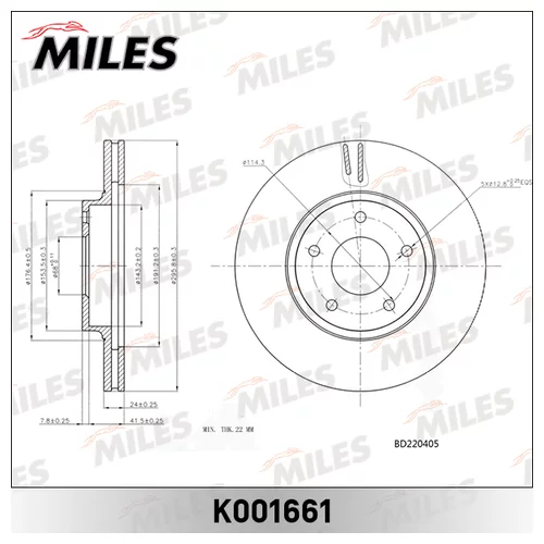   NISSAN MAXIMA QX33 00-03  .D=296. K001661 K001661