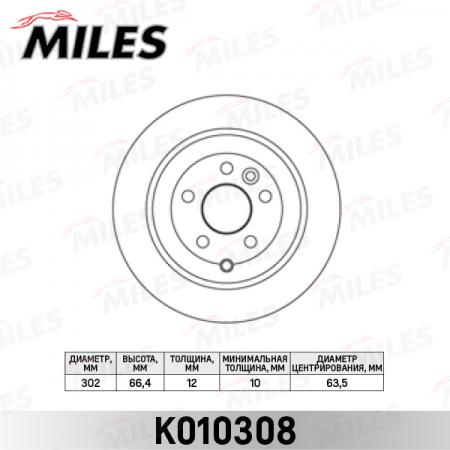   LAND ROVER FREELANDER 2.2SD / TD 06-  D=302. K010308 K010308