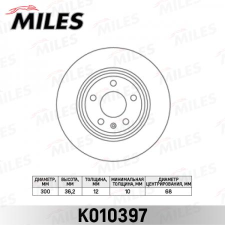   AUDI A4 / A5 / A6 / A7 / Q5  .D=300. K010397 K010397