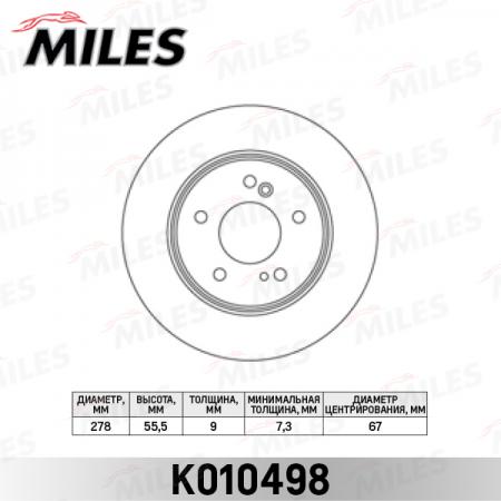   MERCEDES W202 / W203 / W124 / W210 / R170 / R171  D=278. K010498