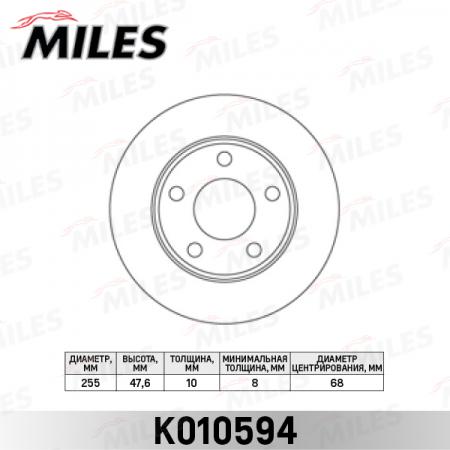   AUDI A6 QATTRO / A6 ALLROAD 1.8-4.2 97-05  D=255. K010594 K010594