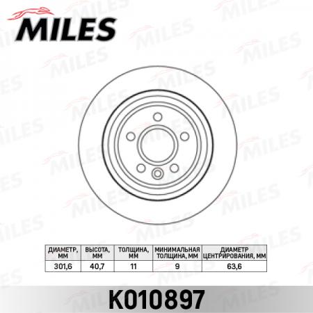   VOLVO S80 06- / V70 07- / XC70 07-   ...D=302. K010897