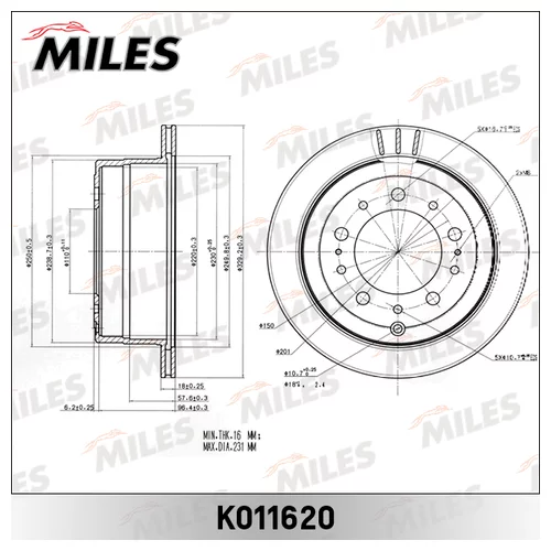   TOYOTA LAND CRUISER J100 4.2-4.7 00-05 / LEXUS LX470 02-07  K011620