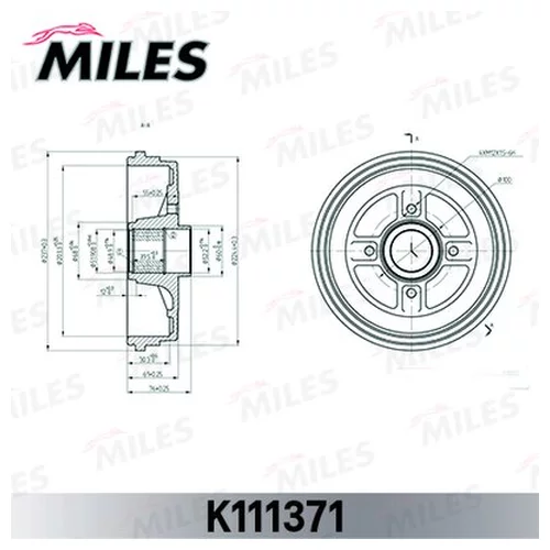   NISSAN MICRA/NOTE 03 (TRW DB4340B) K111371 K111371