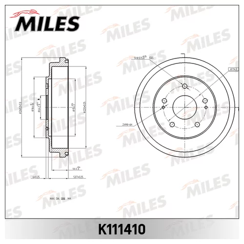   CR-V 95-> / HR-V 99-> (DB4223) K111410 K111410