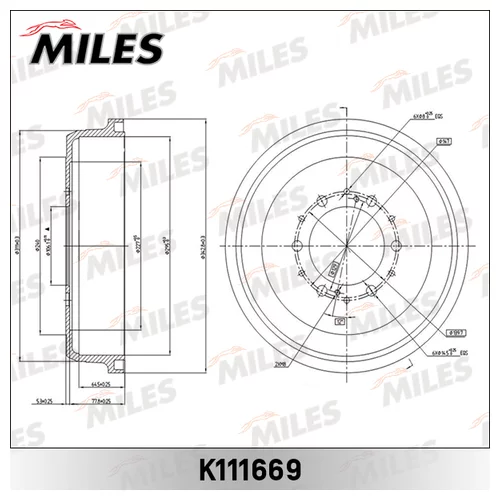   TOYOTA 4RUNNER 2.4-3.4 86-97/HIACE 84-89/HILUX 2.2-2.5 88- K111669 K111669