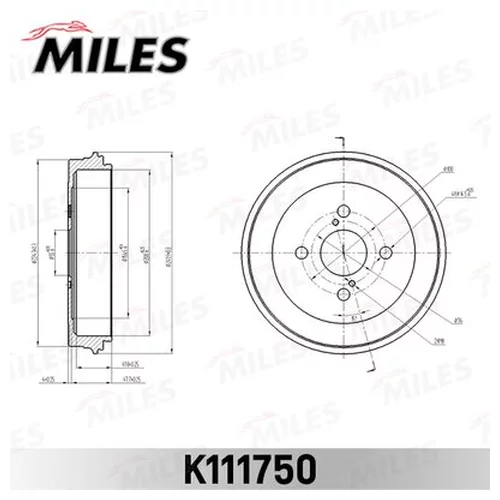   TOYOTA YARIS 99-05 (- ) K111750