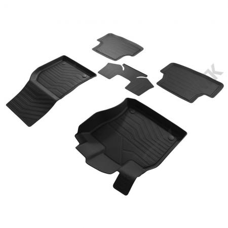 Коврики резиновые в салон 3D PREMIUM для Volkswagen Taos (2020-)