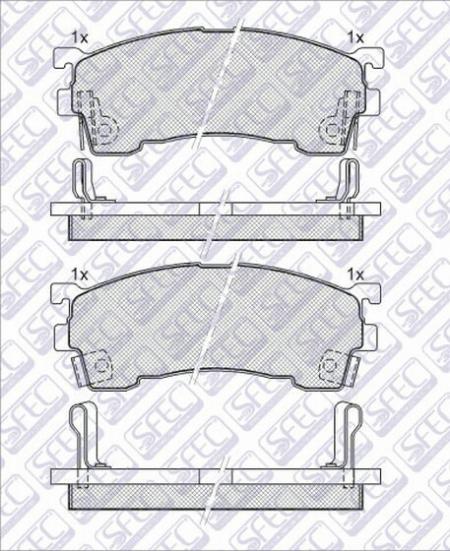 FORD(USA) PROBE 92-] ,MAZDA 626 92-] MX 2.0,2.5 9 BP000801