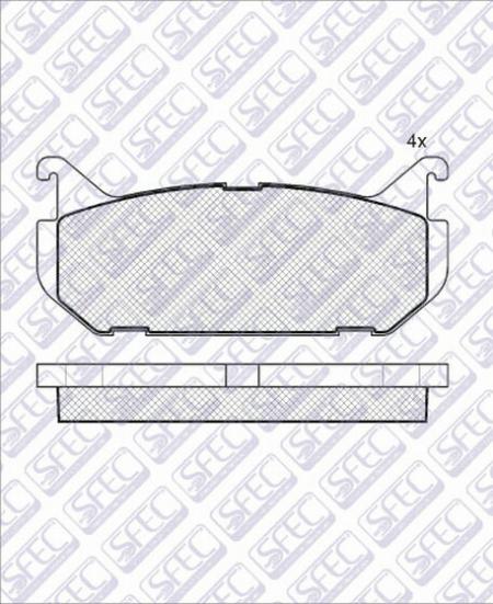 FORD (USA) Probe 92-] ,MAZDA 626 92-] MX 2.0,2.5 9 BP000802 autoSFEC