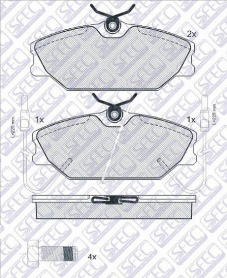 RENAULT LAGUNA 1.6-2.2DTI 93-01/MEGANE 1.6-1.9DTI BP010542