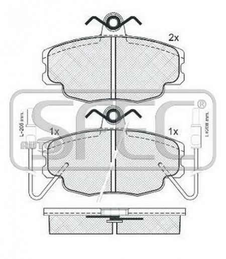 PEUGEOT 205 1,9 -93, 309 1,9 16V -93 / RENAULT R5 BP010885