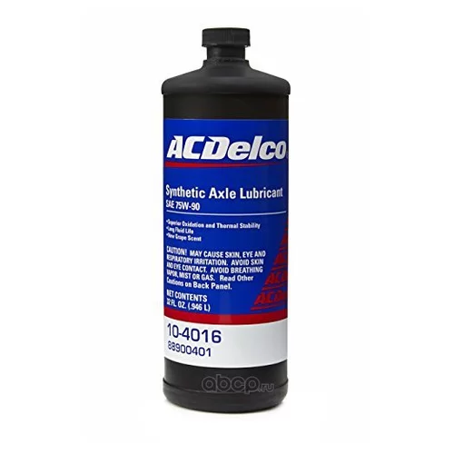   AC DELCO SYNTHETIC REAR-AXLE LUBRICANT SAE 75W-90 (0,946) 104016