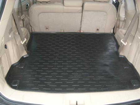Nissan Pathfinder (2014-) коврик багажника (7 мест, длинный)