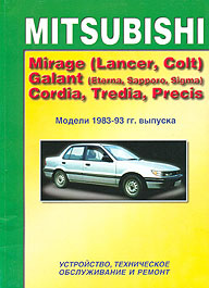    MITSUBISHI GALANT, MIRAGE, CORDINA, TREDIA, PRECIS  1983  1993 .,   5-88850-042-0