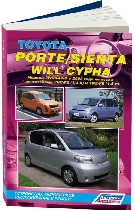    TOYOTA PORTE / SIENTA / WILL CYPHA (  2003.) 2WD&4WD  . - 978-5-88850-504-5