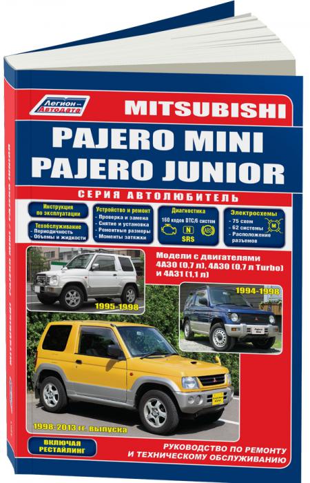    MITSUBISHI PAJERO MINI / JUNIOR 1994-98/1998-13  . 4A30(0,7), 4A30(0,7 TURBO), 4A31(1,1)  . .. ( /  ), . -A 978-5-88850-508-3