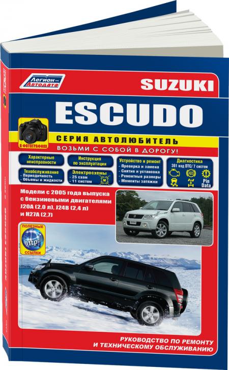    SUZUKI ESCUDO  2005 . J20A(2,0), J24B(2,4), H27A(2,7).  . . .  (+ .  ), . -A 978-5-88850-516-8