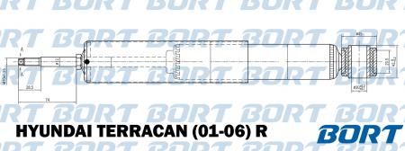 (   B344454)  TERRACAN -1 R OIL 11245044 Bort