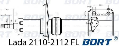( /   B365507L) LADA 110/111/112 () F G22252009L Bort