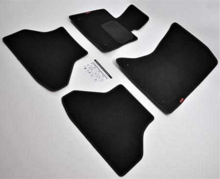 Коврики салона текстиль черный BMW X6 E71, E72 2007-2014 с крепежом COMFORT 07.89.501.F