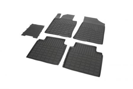 коврики в салон резиновыеHY Sonata VII LF 2014- с крепежом (Литьевые ковры серия Premium)