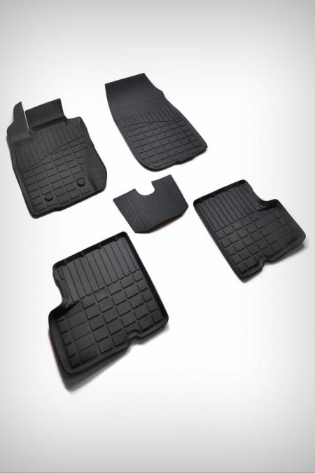 коврики в салон резиновыеNissan Terrano III D10 4WD 2014- с крепежом (Литьевые ковры серия Premium)