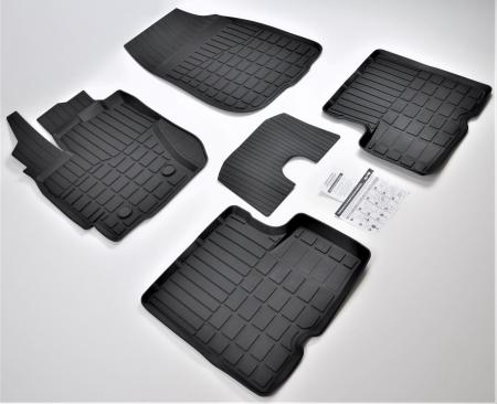 коврики в салон резиновыеRenault Duster 2015- 2WD/4WD с крепежом (Литьевые ковры серия Premium)