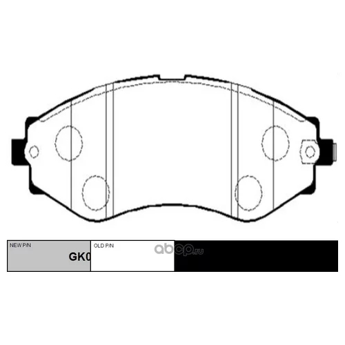   CHEVROLET LACETTI 03- CTR CKKD-8 GK0436