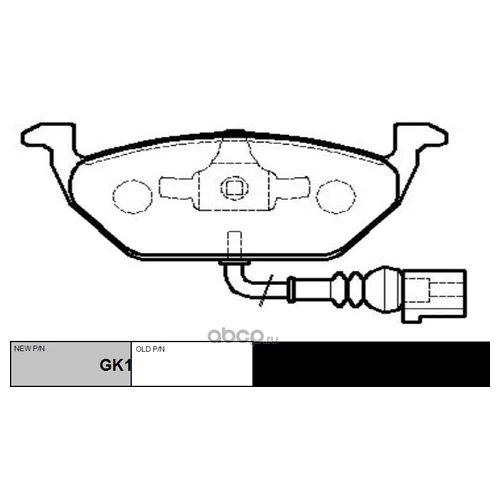   VAG A3/OCTAVIA/YETI/GOLF V/VI/CADDY III ALL 04-> CTR CKVW-2 GK1229