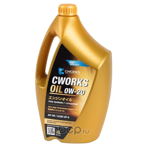 CWORKS OIL 0W-20 GF-5, 4L A110R1004