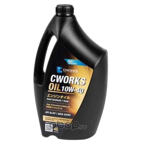 CWORKS OIL 10W-40 A3/B3, 4L A130R4004