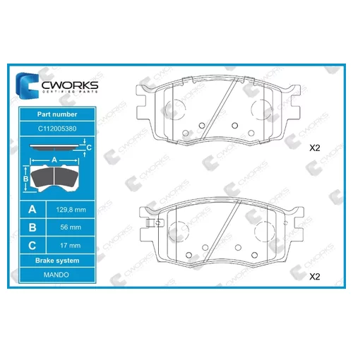    CWORKS HYUNDAI/KIA (581011GE00) C112005380