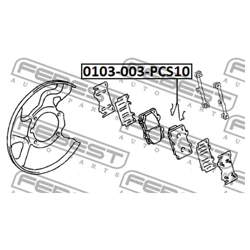   . TOYOTA LAND CRUISER 100 98-07 0103-003-PCS10