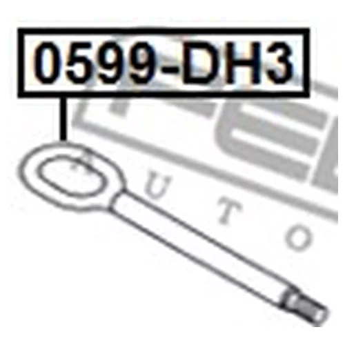   MAZDA 3 03-09/NISSAN ALMERA N16E 01-05 0599-DH3