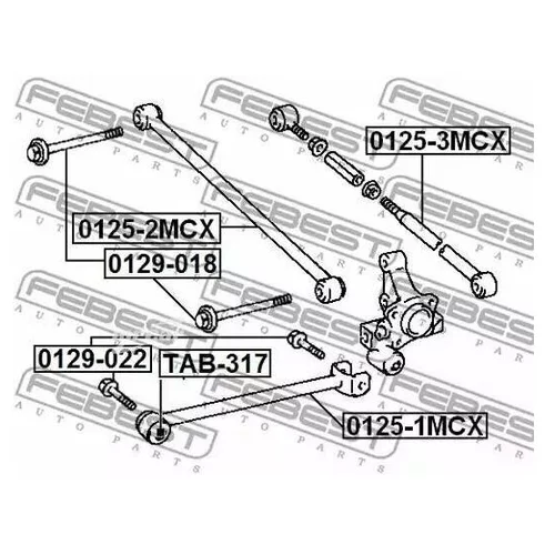   TOYOTA CAMRY 01-06 129018