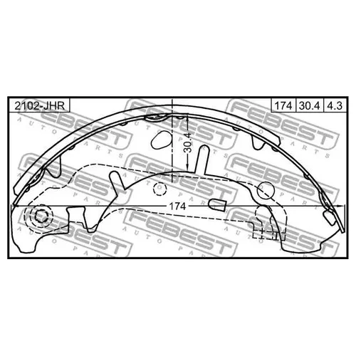   FORD FIESTA/FUSION (CBK) 2001-2008 2102-JHR 2102-JHR