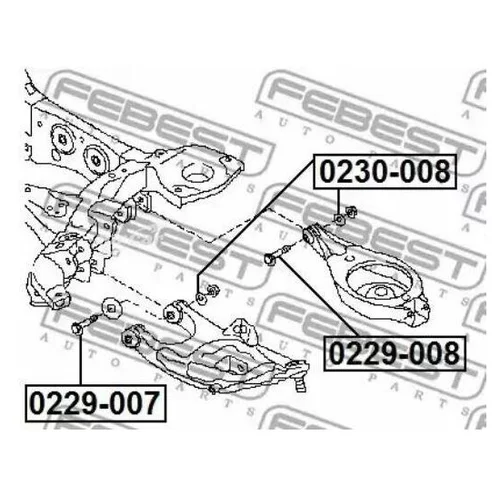 FEBEST 0229-007   NISSAN PATROL/INFINITI QX80/QX56 10- 229007