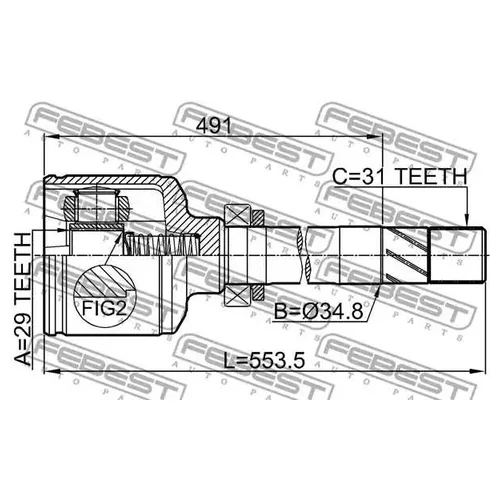    29X34.8X31 2811-DUCRH