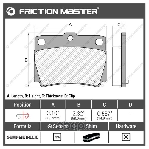   MKD733 Frictionmaster