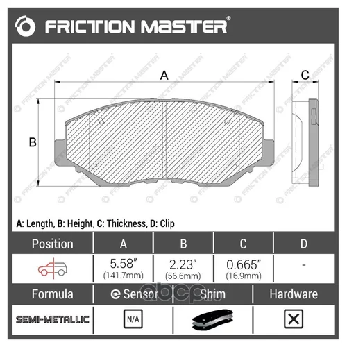   1134000914 MKD914 Frictionmaster