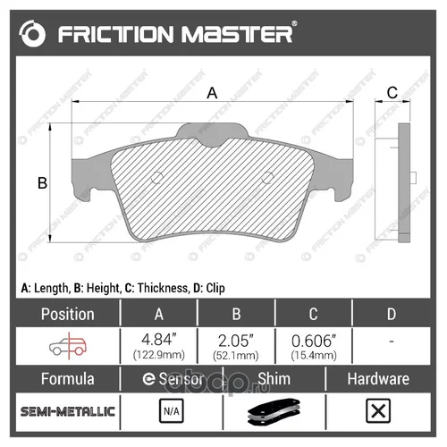   MKD973 Frictionmaster