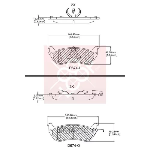 . Ford, Lincoln, Mercury, 96-02 MX674 Frictionmaster