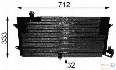   [711X333]  VW PASSAT 1.6-2.8 / D / TD / 16V / VR6 02 / 88-05 / 97 8FC351037-181