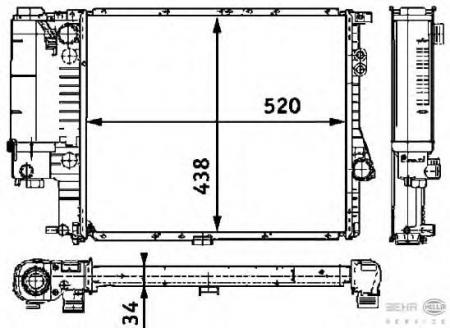   BMW 5 (E39) 2.0/2.3/2.8 11/95-09/00 8MK376711-241