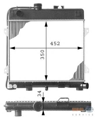  [452350]  BMW 3 (E30) 1.6 / 1.8 09 / 82-12 / 90 8MK376713-261