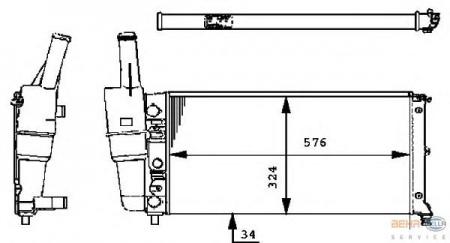  [576X324]  FIAT Punto 1.2 01/94-09/99 8MK376713-541 BEHR