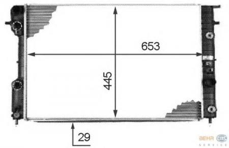  [653X460]  OPEL OMEGA B 2.0 / 2.2 / 2.5 / 3.0 / 16V / V6 03 / 94-07 / 03 8MK376718-661