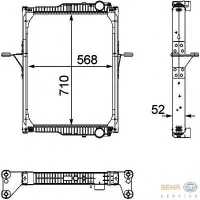    , / 710X568X52 RVI MIDLUM, VOLVO FL 06--> 8MK376733751