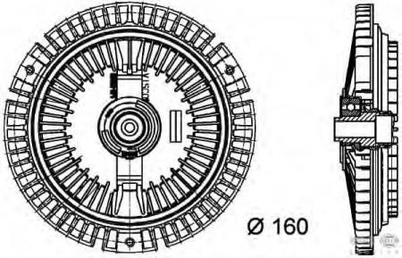   MERCEDES W140 2.8 01 / 93-10 / 98 / SL R129 2.8-5.0 03 / 89-10 / 01 8MV376732-351